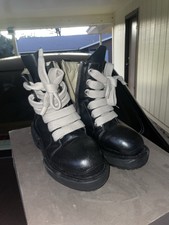 Rick Owen s jumbo lace bozo boot (RESTORED)