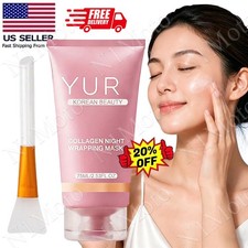 YURI Korean Beauty Collagen Night Wrapping Mask 2026 New Hydrating Mask 75ML