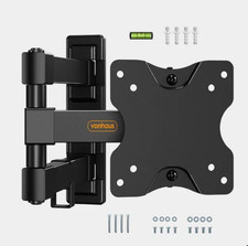VonHaus TV Wall Bracket 13–27" Tilt & Swivel Articulating Mount Ultra Slim 20kg