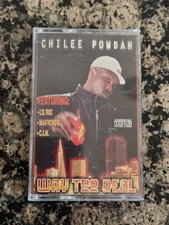 Chilee Powdah Way Too Real Cassette Tape 1996 C.I.N Lil Ric Mafiosos Rare