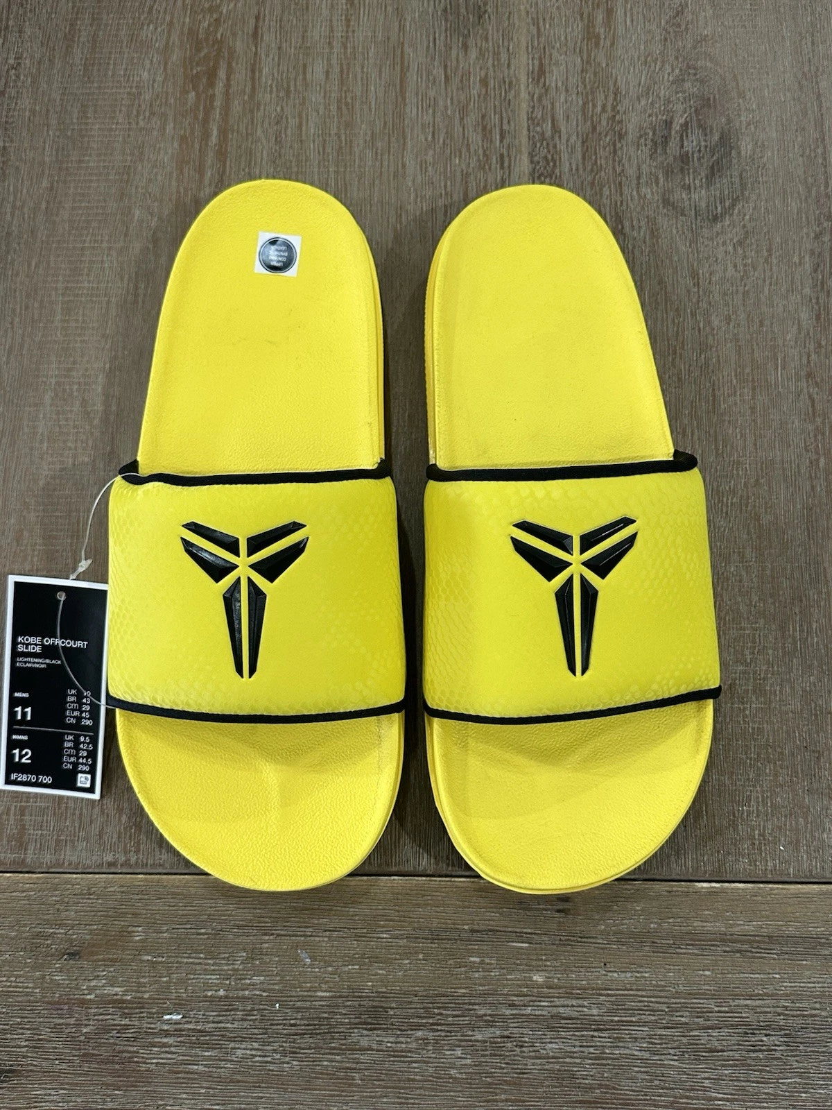 Nike Kobe Offcourt Slides taglia 11 IF2870 700