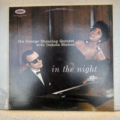 The George Shearing Quintet With Dakota Staton Lp In The Night On Capitol - Vg++
