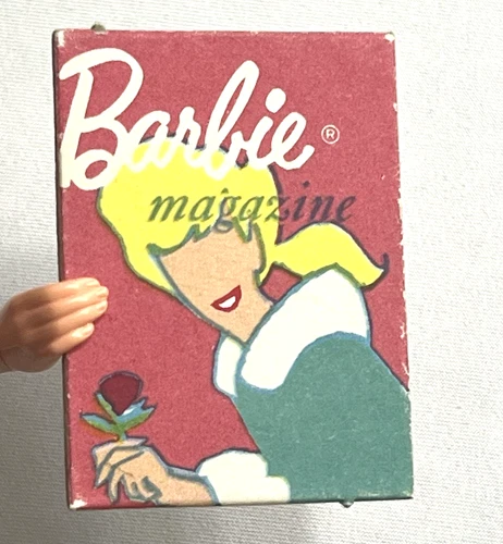 Vintage 1960's Mattel Barbie "BARBIE MAGAZINE" Cardboard Accessory - 2 Sided EXC