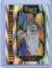 2024 Panini Select WNBA JEWELL LOYD #5 UNSTOPPABLE SILVER FLASH PRIZM STORM