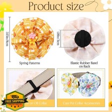 Sweetude 100 Pcs Dog Collar Flowers, Bulk Pet Bow Ties for Small Large