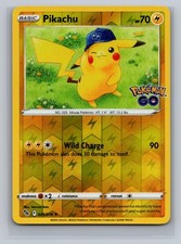 pikachu holo pokemon go card - 027/078 - Weakness Fighting 2 Resistance None None Retreat Cost Pikachu [Reverse Holo] #28 Prices