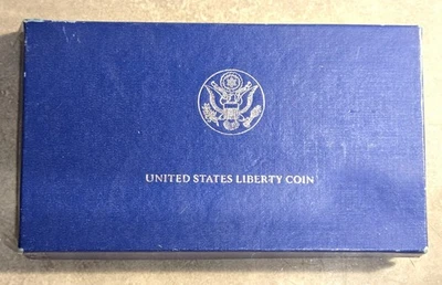 USA - 1 dollar argent Liberté 1986 Proof - Photo 1/4