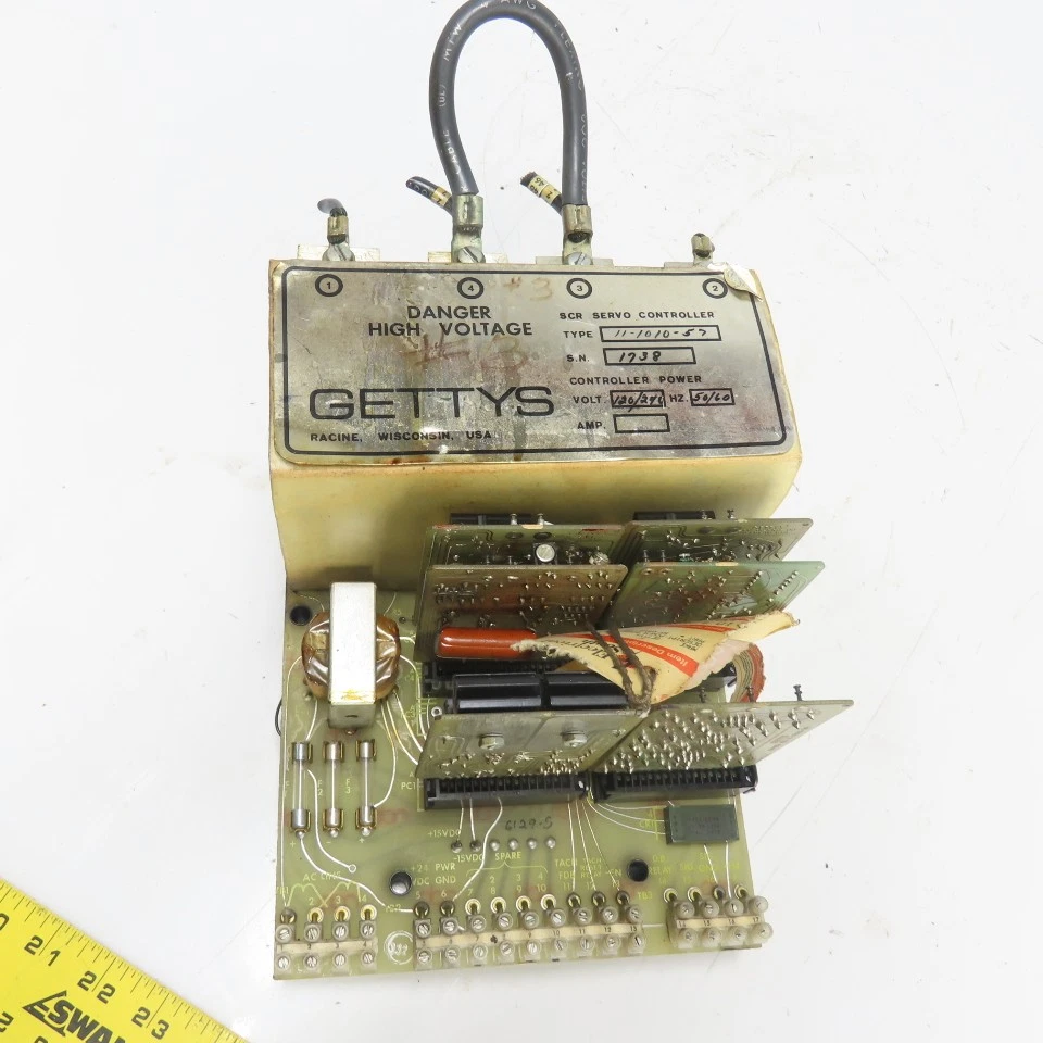 Gettys 11-1010-57 SCR Servo Controller 120/240V 50/60Hz - Image 4 of 4