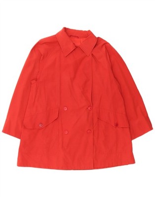 Max Mara Damen Weekend Mantel UK 16 Large rot TI18