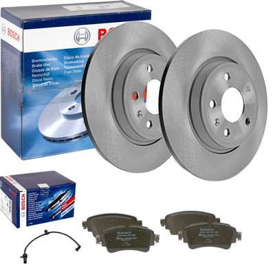 BOSCH BREMSSCHEIBEN 300mm + BELÄGE HINTEN passend für AUDI A4 B9 8W + A5 5F