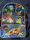 Teenage Mutant Ninja Turtles TMNT Pizza Rules 17” Backpack Nickelodeon — photo 2