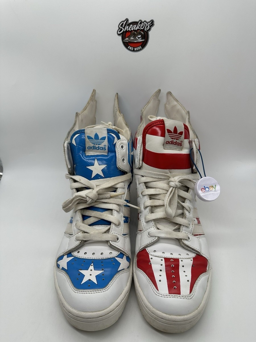 Adidas x Jeremy Scott Wings 2.0 Usa Flag Stars and Stripes