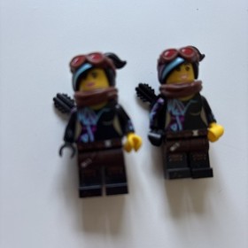  Lego Movie Girl Lucy Wyldstyle W/Hoodie Minifigure Lot Of 2