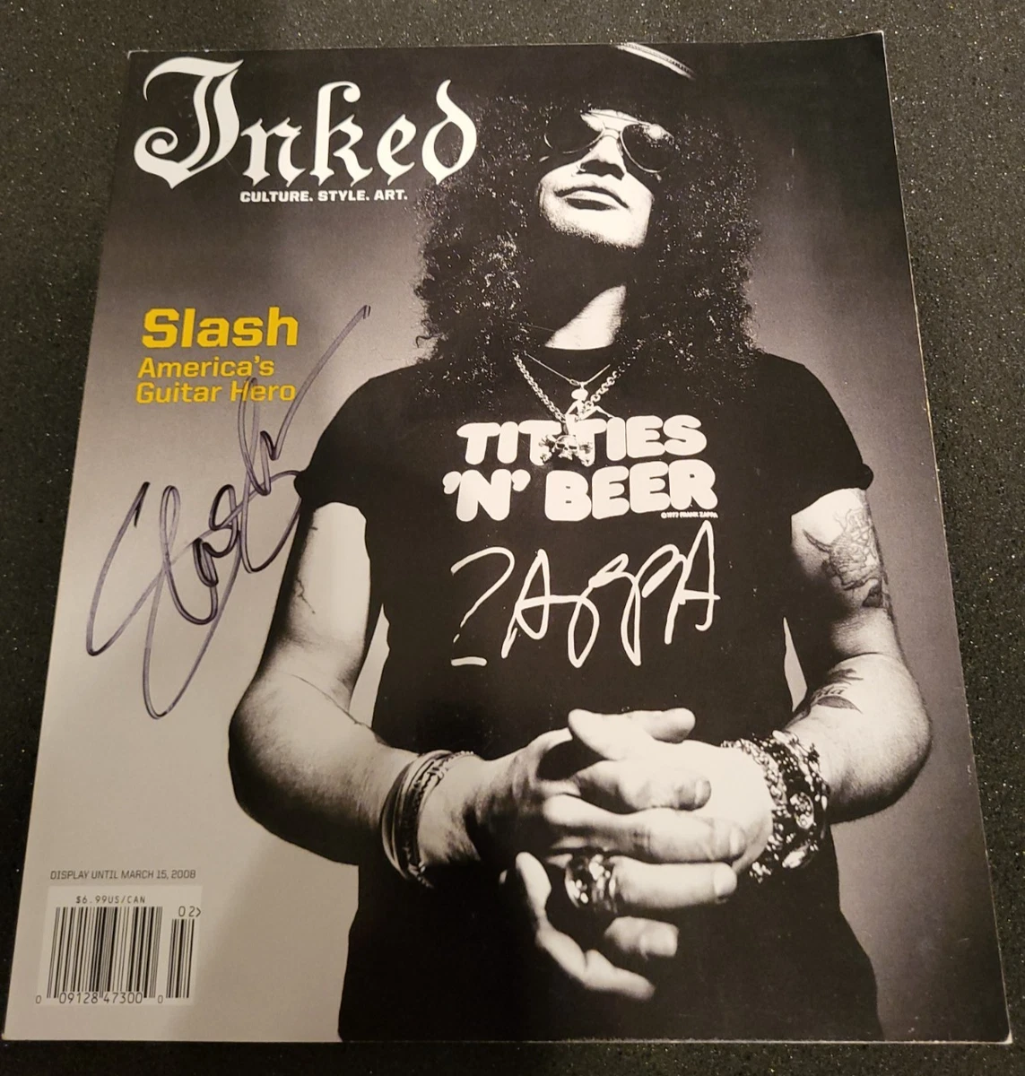 Slash Signed in Guns N' Roses Memorabilia for sale | eBay UK