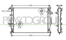FORD S-MAX MPV Radiator (petrol & Diesel Models)2006-2014