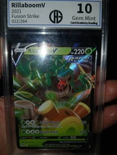 Rillaboom V 022/264 Swsh08: Fusion Strike Holo