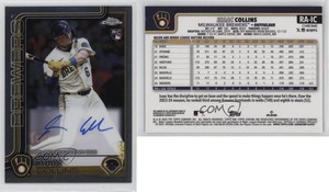 2025 Topps Chrome Rookie Auto Isaac Collins #RA-IC Auto RC