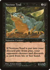 Noxious Toad (MP) Portal POR Magic MTG
