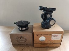 Testa panoramica Pan Tilt 360 Sunwayfoto con base livellante sfera
