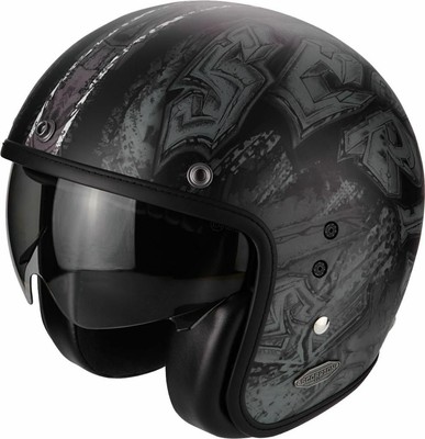 Casco Vespa Vj Negro Mate Vespa Casco con visera de teñido Casco Vespa Vj Negro Mate Vespa Casco con visera de teñido