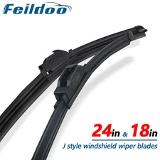 Feildoo HYBRID 24" & 18" PREMIUM QUALITY SUMMER WINTER WINDSHIELD WIPER BLADES