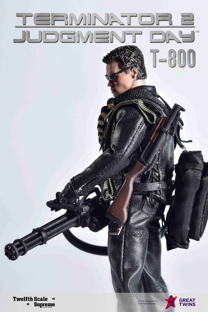 ターミネーター2 グレートツインズ T-800 1/12スケール Great Twins 1/12 Terminator 2 Judgment Day T-800 Action
