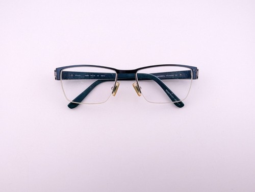Morel OGA Eyeglasses, Frames Only, 7406O BB016 Green, 54-18-140, Metal, France