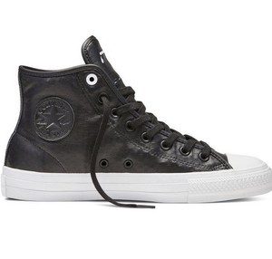 converse ctas hi black white