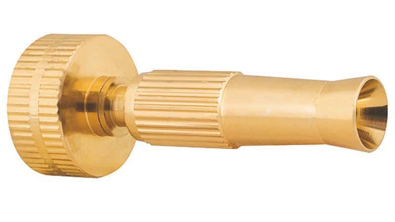 Melnor Brass Hose Nozzle For Watering Gardens/Lawns 3'' Brass