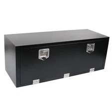 Steel 48"X18"X18" Black Underbody Truck Toolbox Trailer Pickup Storage Tool Box