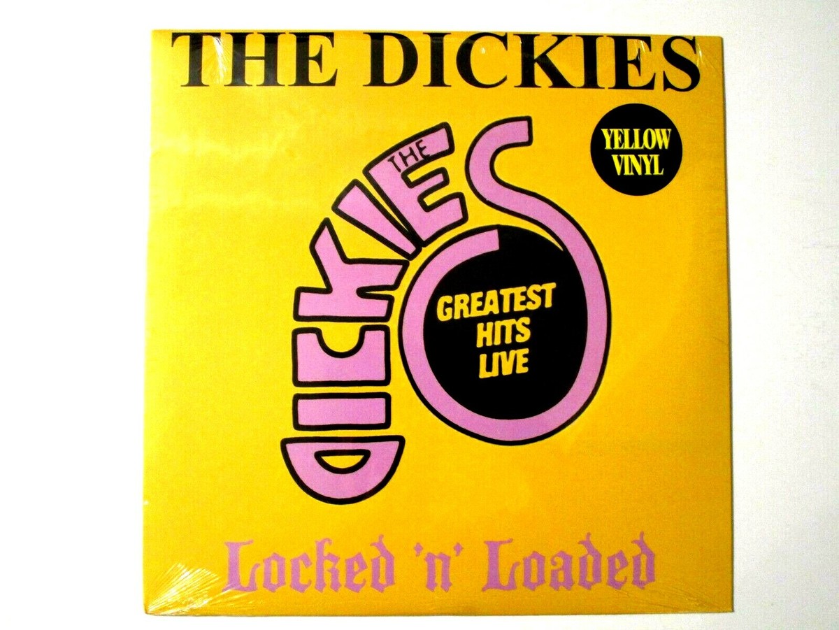 THE DICKIES LOCKED N' LOADED LP GREATEST HITS LIVE YELLOW VINYL