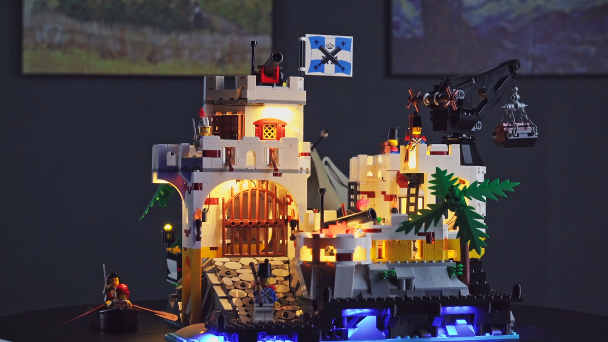 LocoLee LED Light Kit for Lego 10320 Pirates Eldorado Fortress DIY Lighting  Set