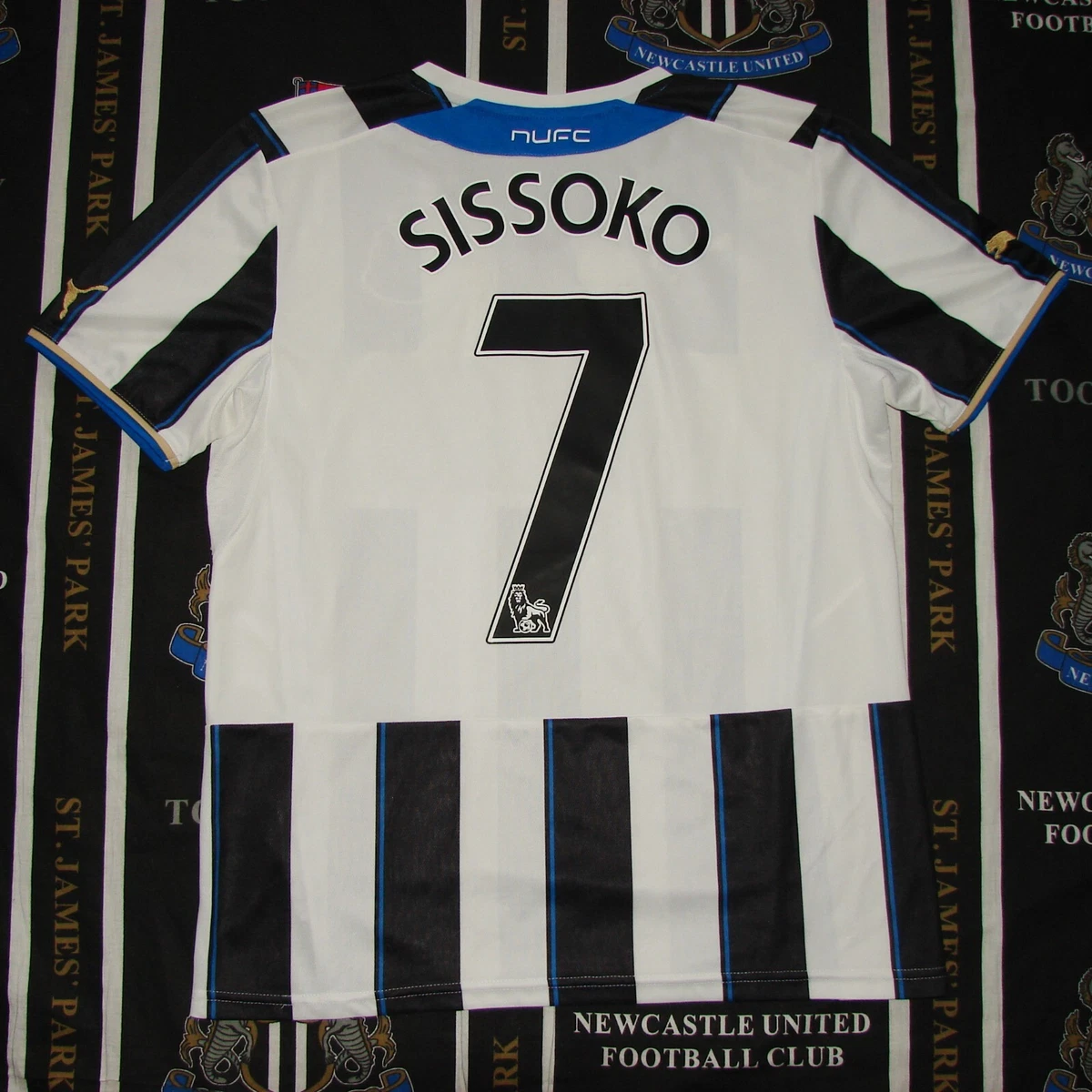 Newcastle United Home Football Puma Shirt Jersey 2013 2014 Moussa