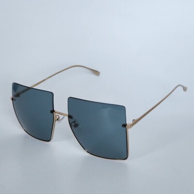 ?FENDI PROMENEYE FF0401S 000KU Green/Gold Retro Oversized  display picture 3
