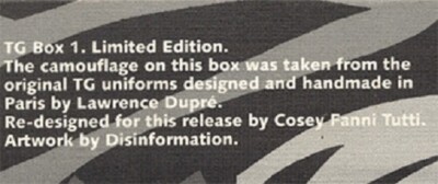 洋楽 Throbbing Gristle / TG Box 1 / 4CD THROBBING GRISTLE TG Box 1 Grey Area 4CD Boxset Genesis P. Orridge