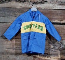 Vintage TMNT Teenage Mutant Ninja Turtles RAIN JACKET FOR KIDS 1989 MIRAGE STUD.