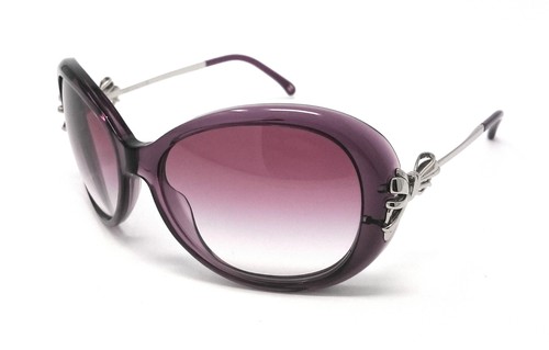 OCCHIALI DA SOLE CHANEL CH 5178 1211/3P VIOLA E ARGENTO - ASTE CON FIOCCO |  eBay