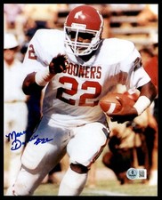 Marcus Dupree Oklahoma Sooners Autographed  8x10 Photo Beckett Authentic