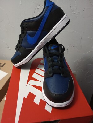 Womens 4.5 Nike Dunk Low Midnight Navy Back 2 School GS Sz 3Y In Hand Ships Now!