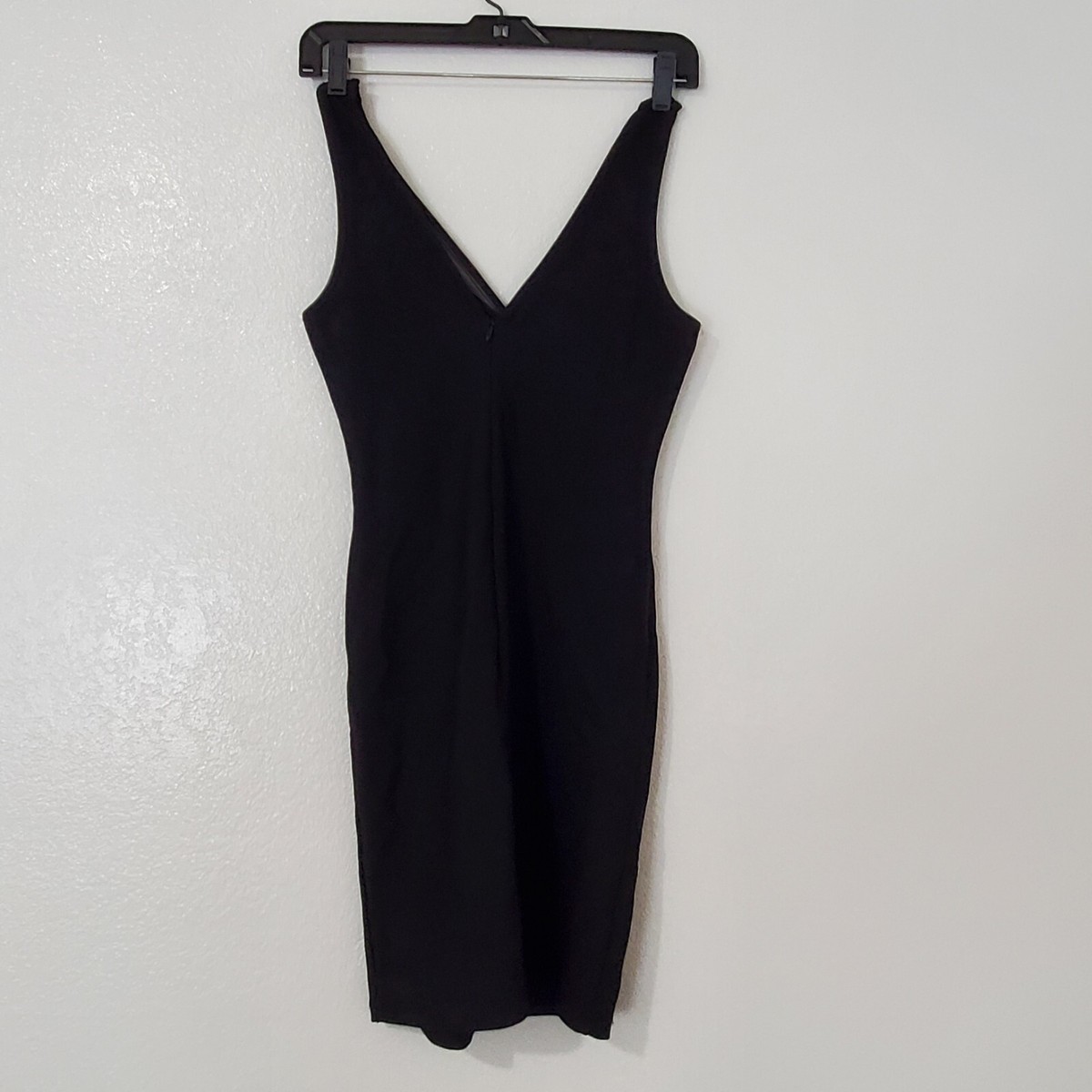 black knee length sleeveless dress Black Warm Cotton Corduroy Sleeveless Midi Blazer Dress 68" / Regular (5'2"