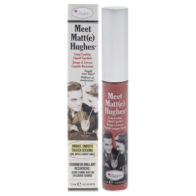 theBalm Meet Matte Hughes Set of 6 Mini Long-Lasting Liquid Lipsticks 0.04 Ou...