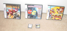 LOTE DE JUEGOS NINTENDO DS 5 MARIO KART MARIO VS DONKEY KONG NAMCO MUSEUM IRON MAN 2