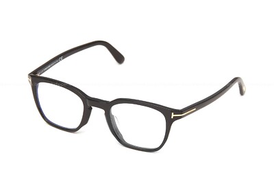 Tom Ford TF5592-D-B Shiny Black 001 Plastic Optical Eyeglasses  