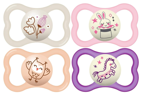 Air Night & Day Baby Pacifier, for Sensitive Skin, Glows in the Dark, 6-16 Month
