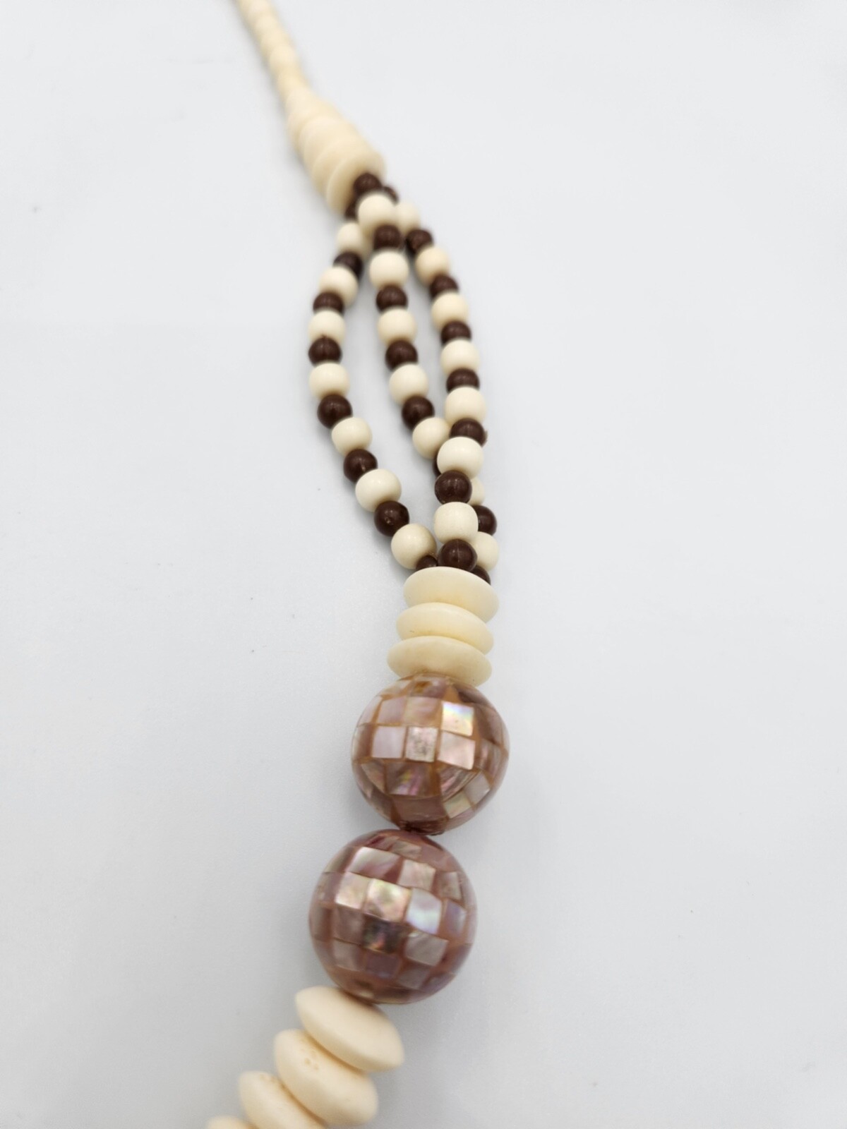 African Bone/Shell Necklace - image 3