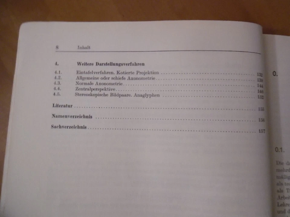 DARSTELLENDE GEOMETRIE Mathematik für Lehrer Studienbücherei 1976 DDR-Schulbuch - Bild 4 von 4