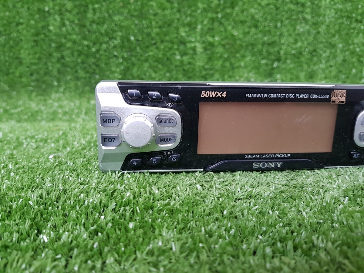 Sony Cdxl550v Cdx-l550v Original Car Radio Faceplate Head Unit