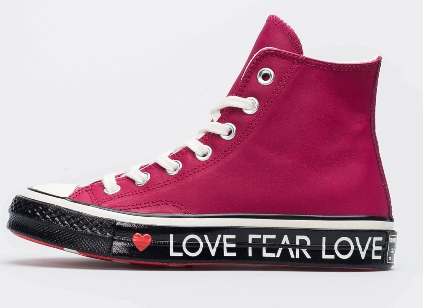 Converse Chuck 70 HI ""LOVE GRAPHIC"" rosa scuro limitata 563472C donna taglia 5 NUOVO
