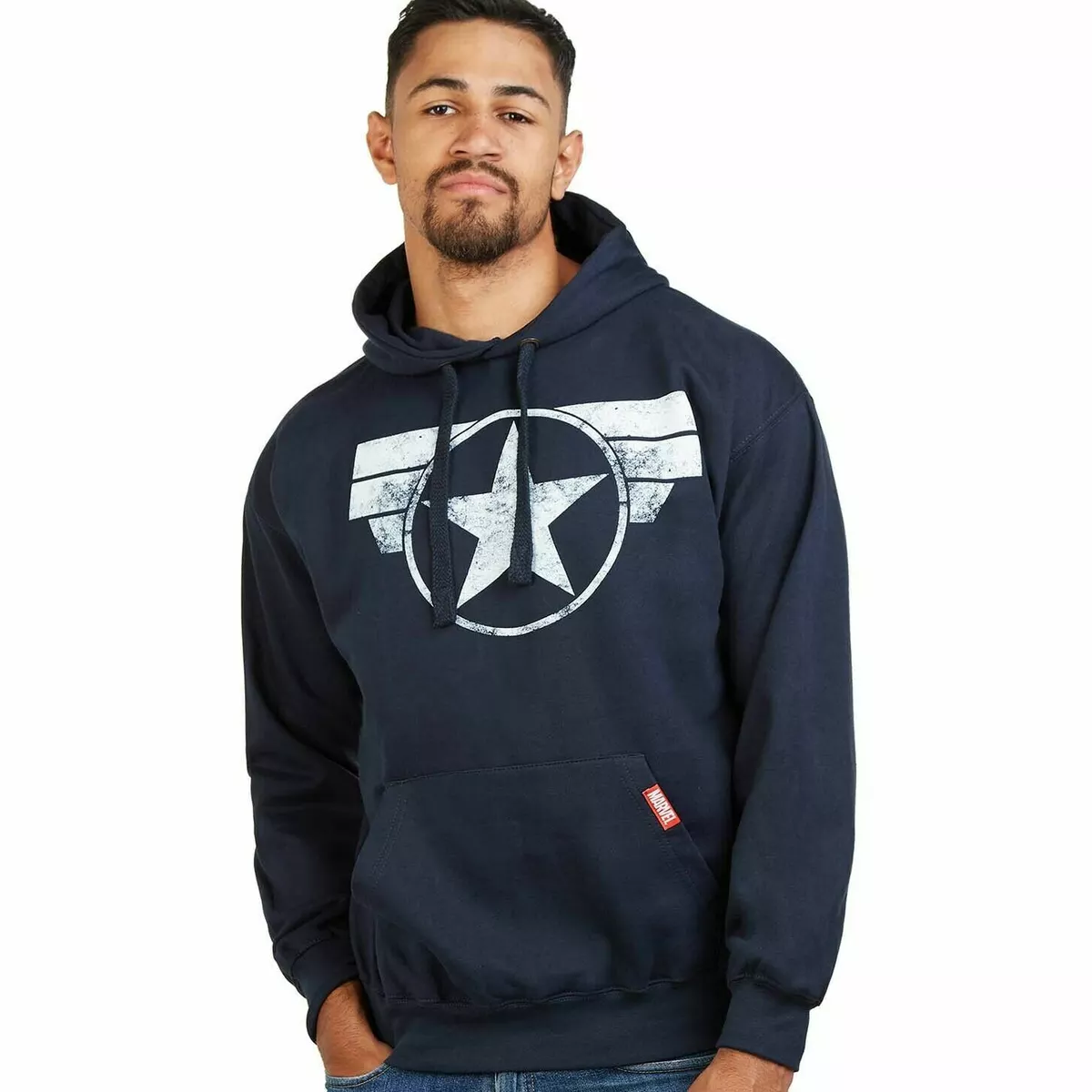 Captain america hoodie mens sale