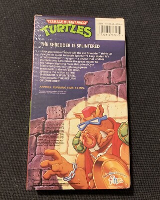 Teenage Mutant Ninja Turtles - The Shredder Is Splintered (VHS) W